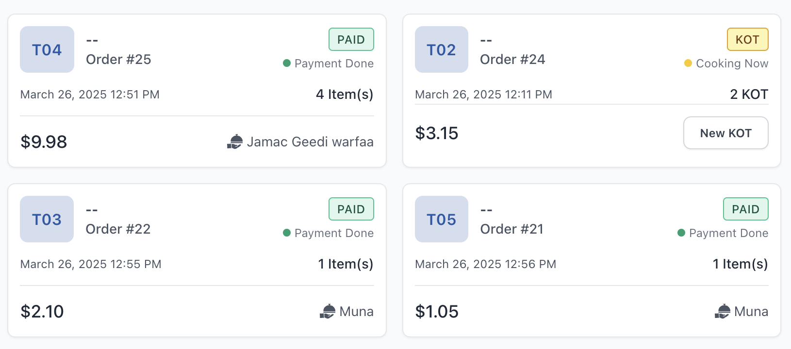 order management